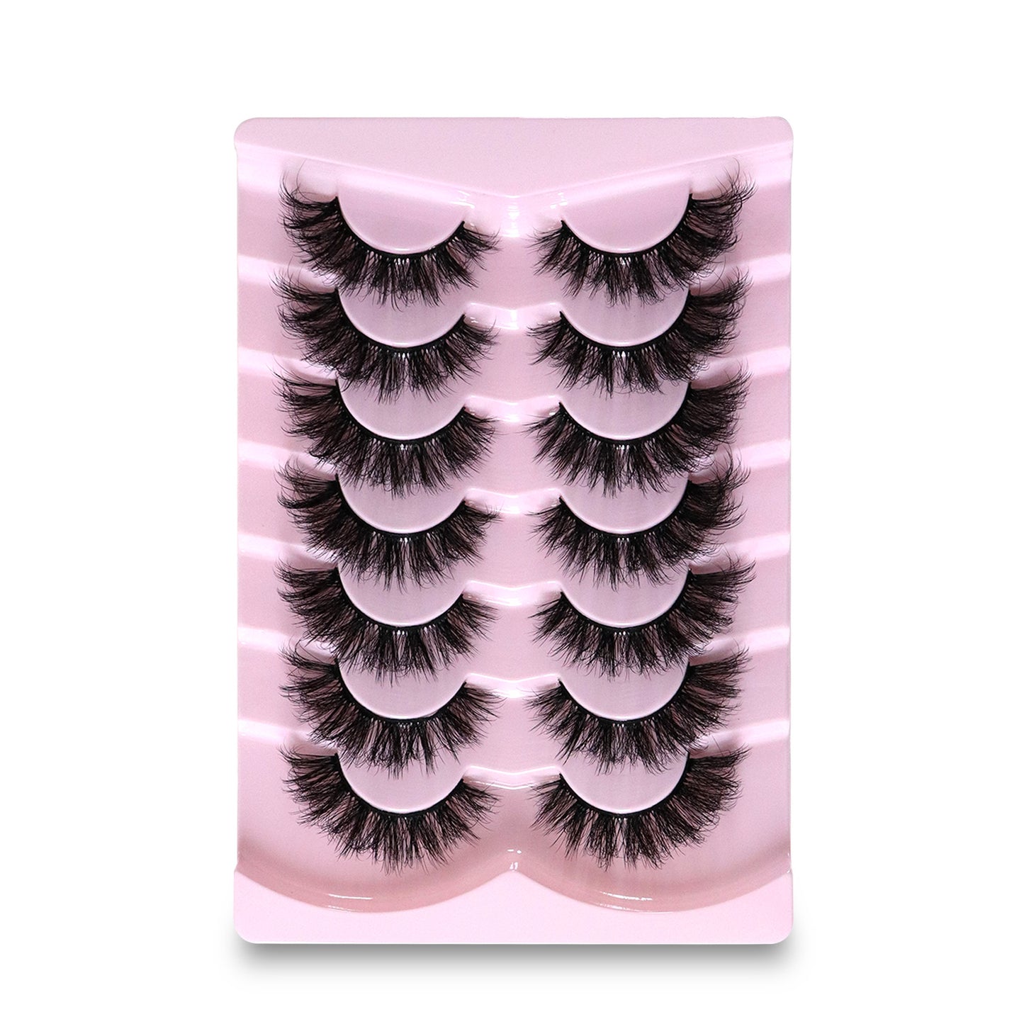 7 Pairs Extensions Strip Lashes