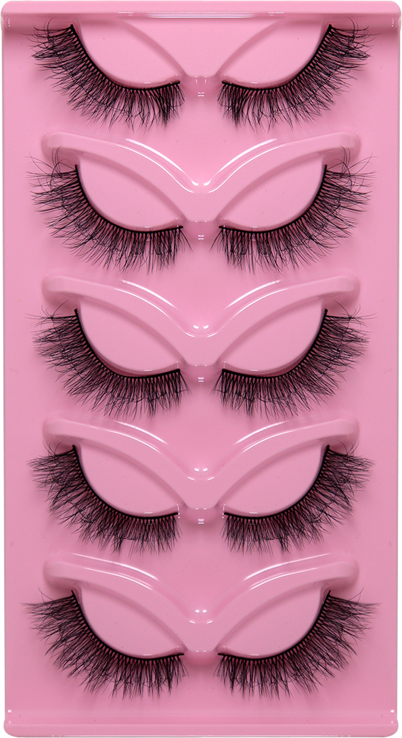 5 Pairs Extensions Strip Lashes