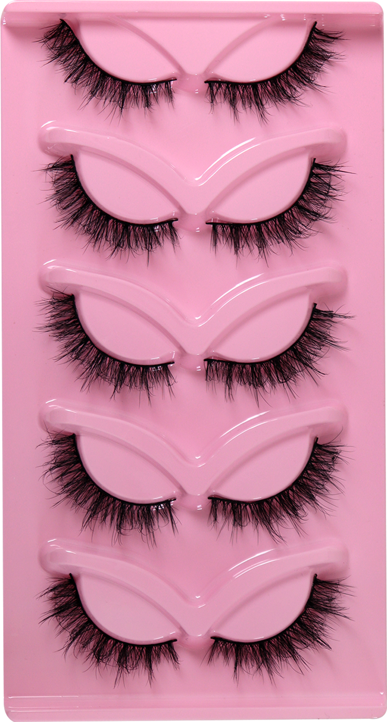 5 Pairs Extensions Strip Lashes