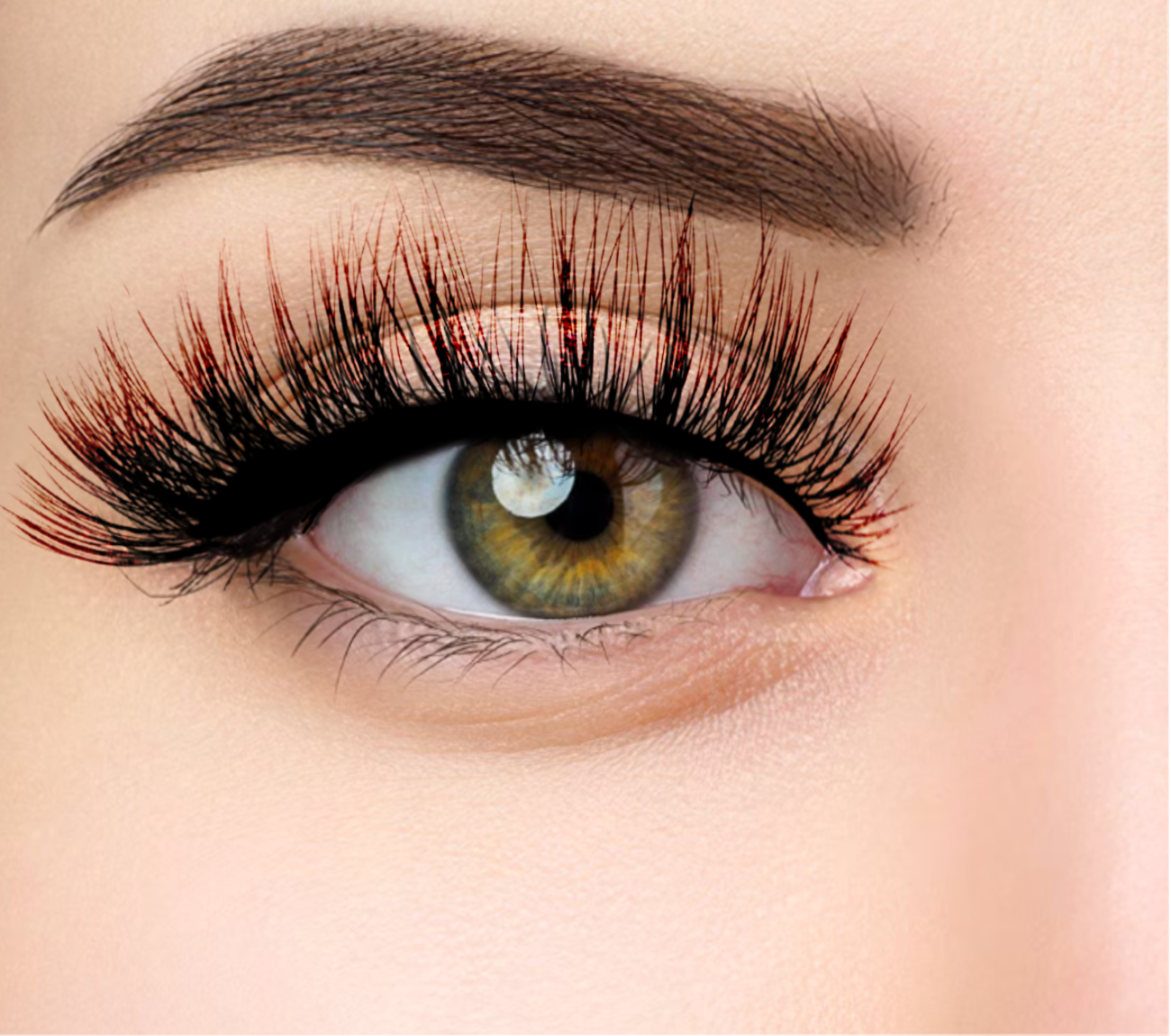 1 Pairs Extensions Strip Lashes