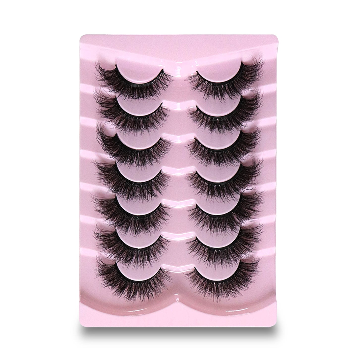 7 Pairs Extensions Strip Lashes