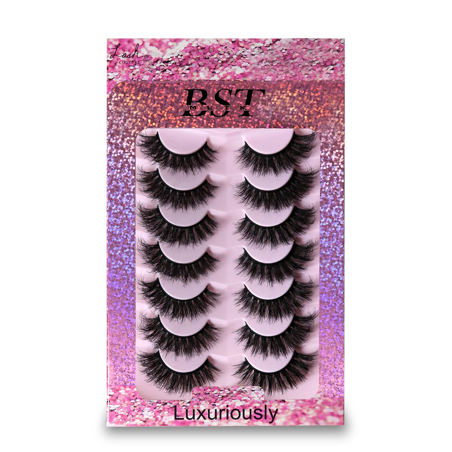7 Pairs Extensions Strip Lashes