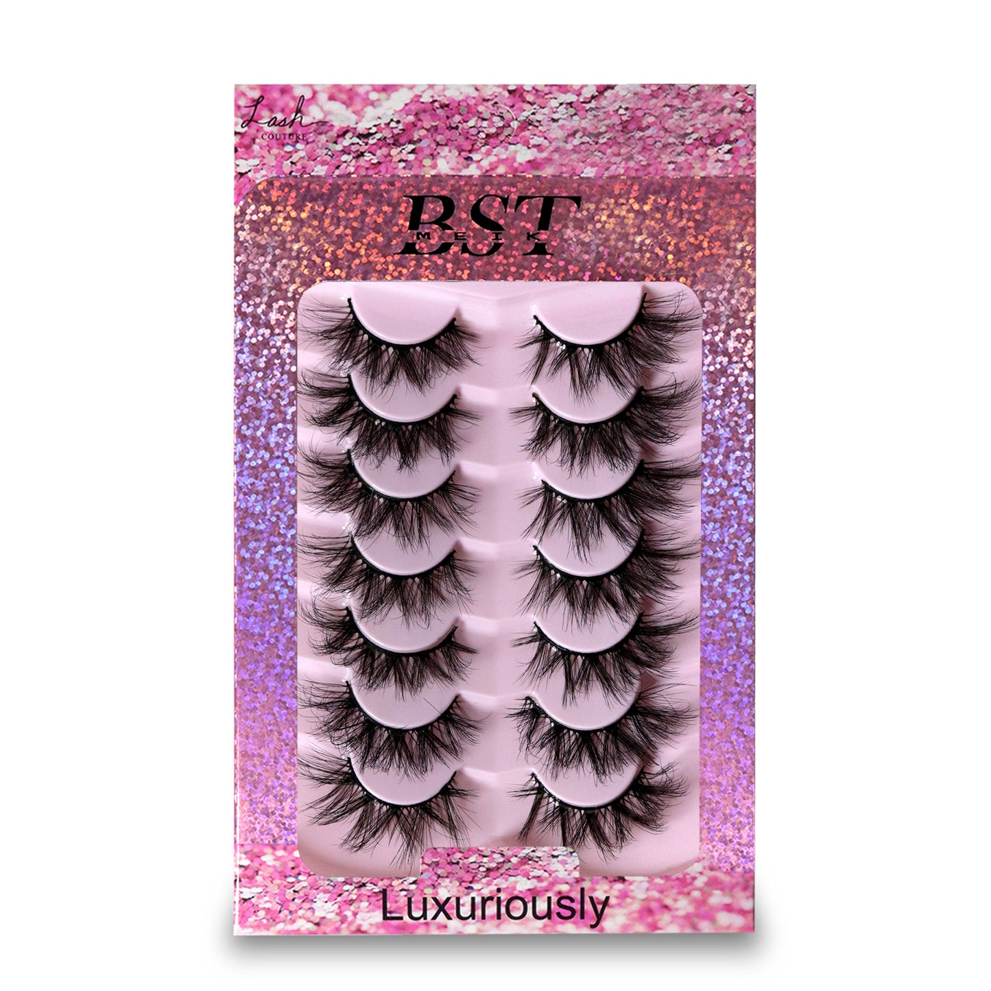 7 Pairs Extensions Strip Lashes