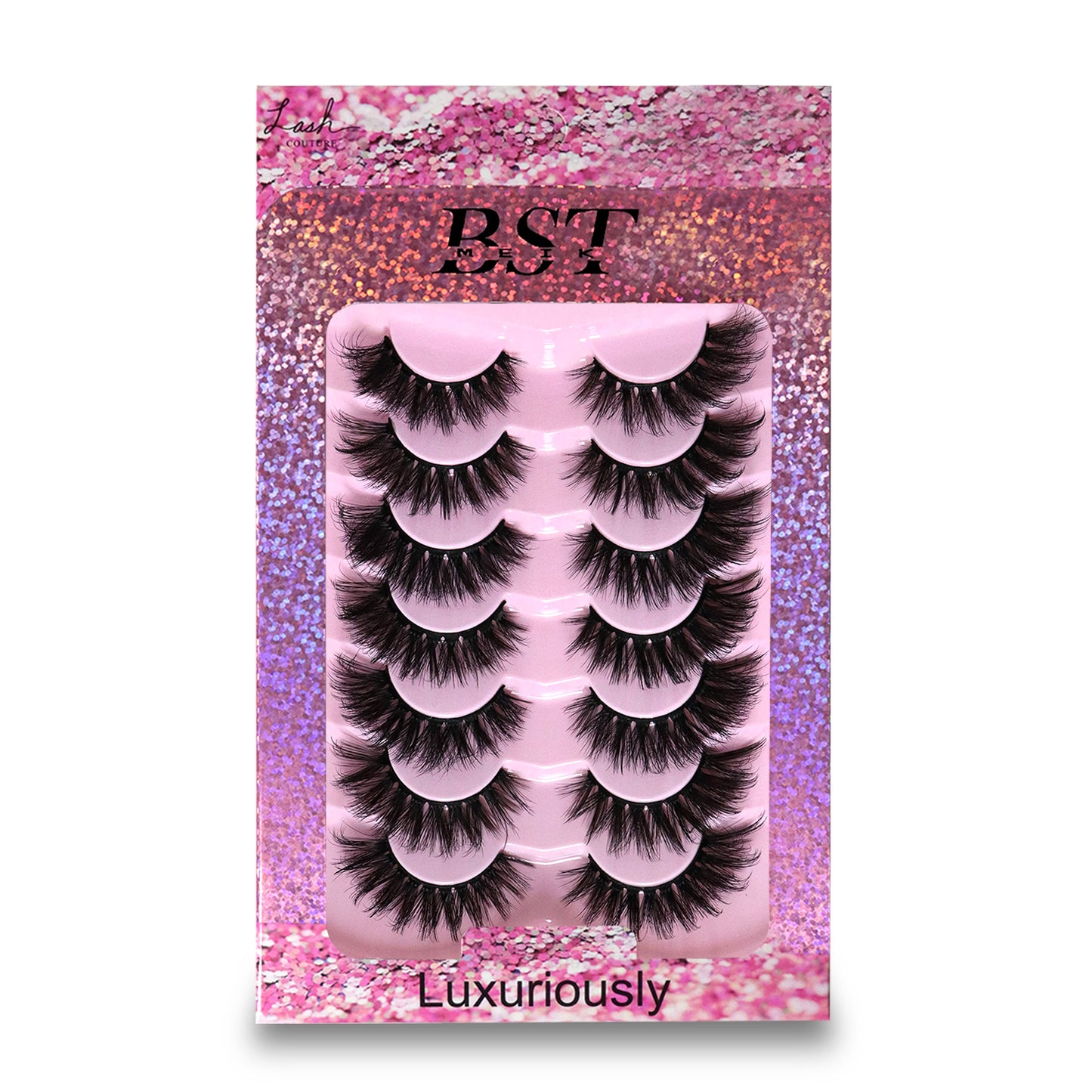 7 Pairs Extensions Strip Lashes