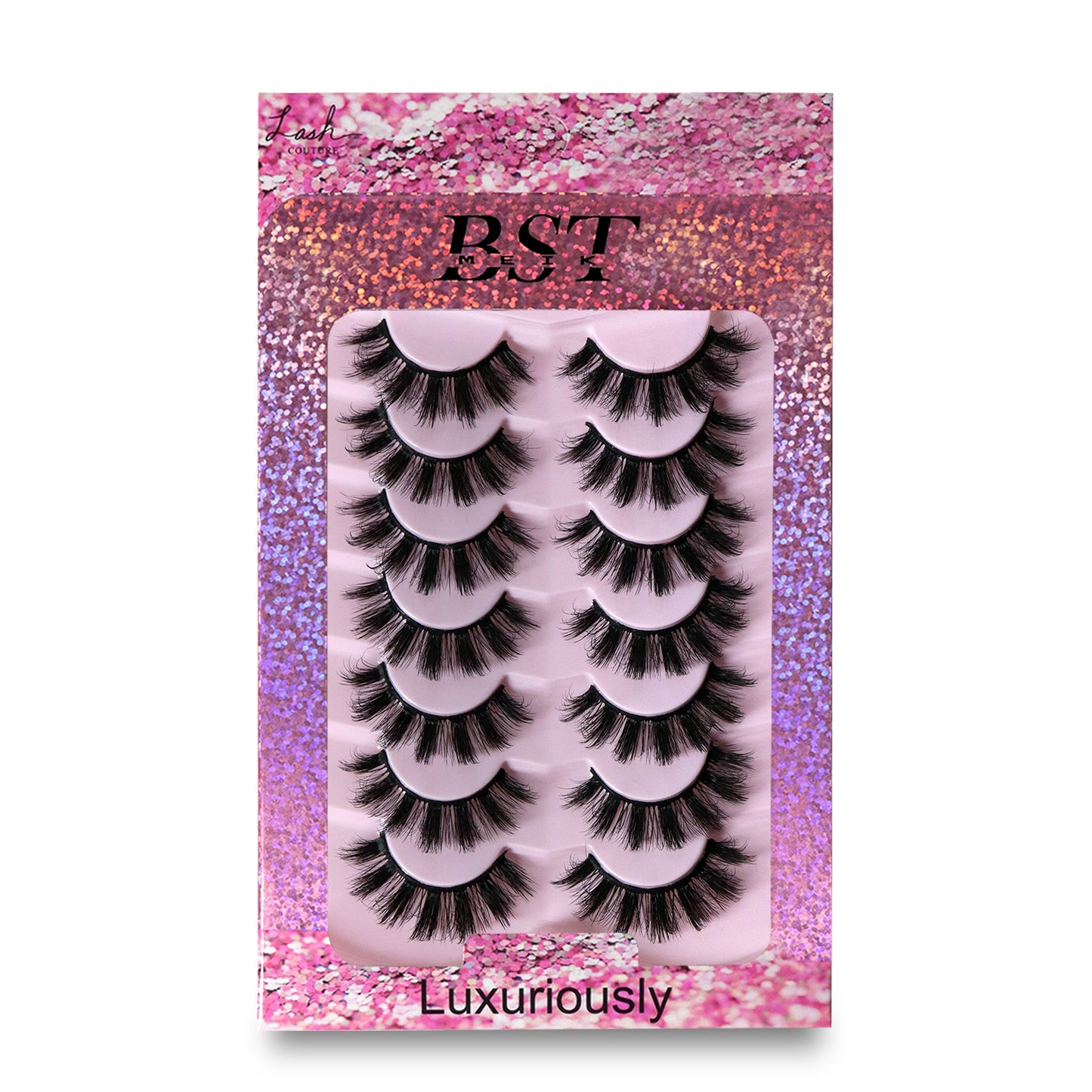 7 Pairs Extensions Strip Lashes