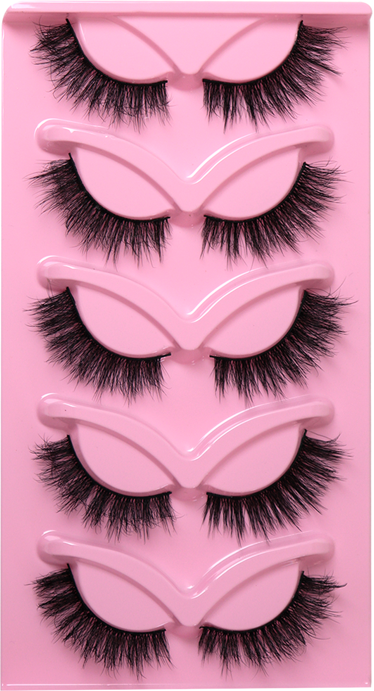 5 Pairs Extensions Strip Lashes