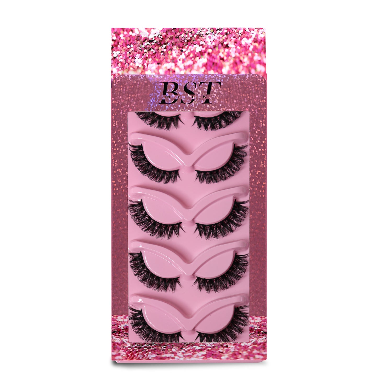 5 Pairs Extensions Strip Lashes