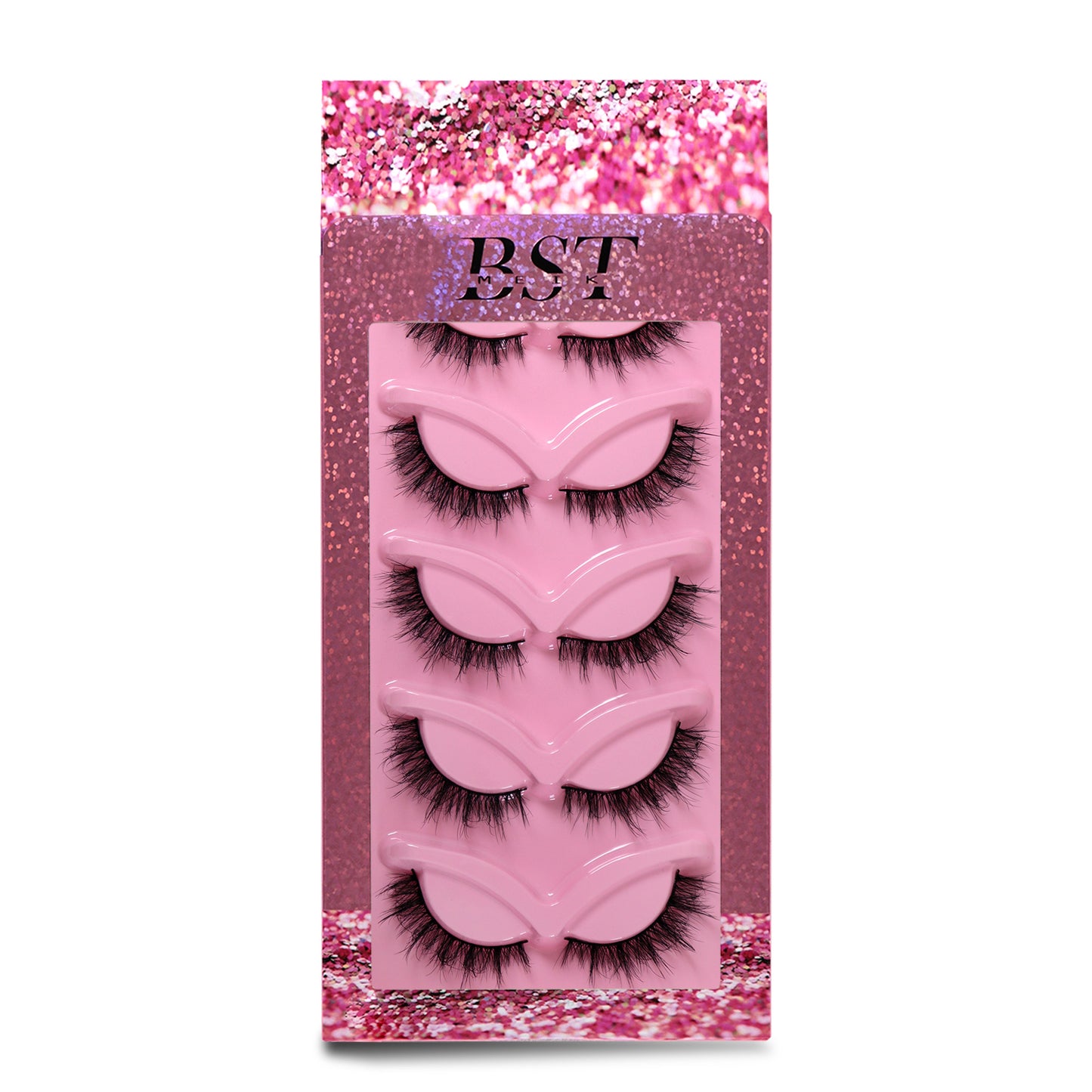 5 Pairs Extensions Strip Lashes