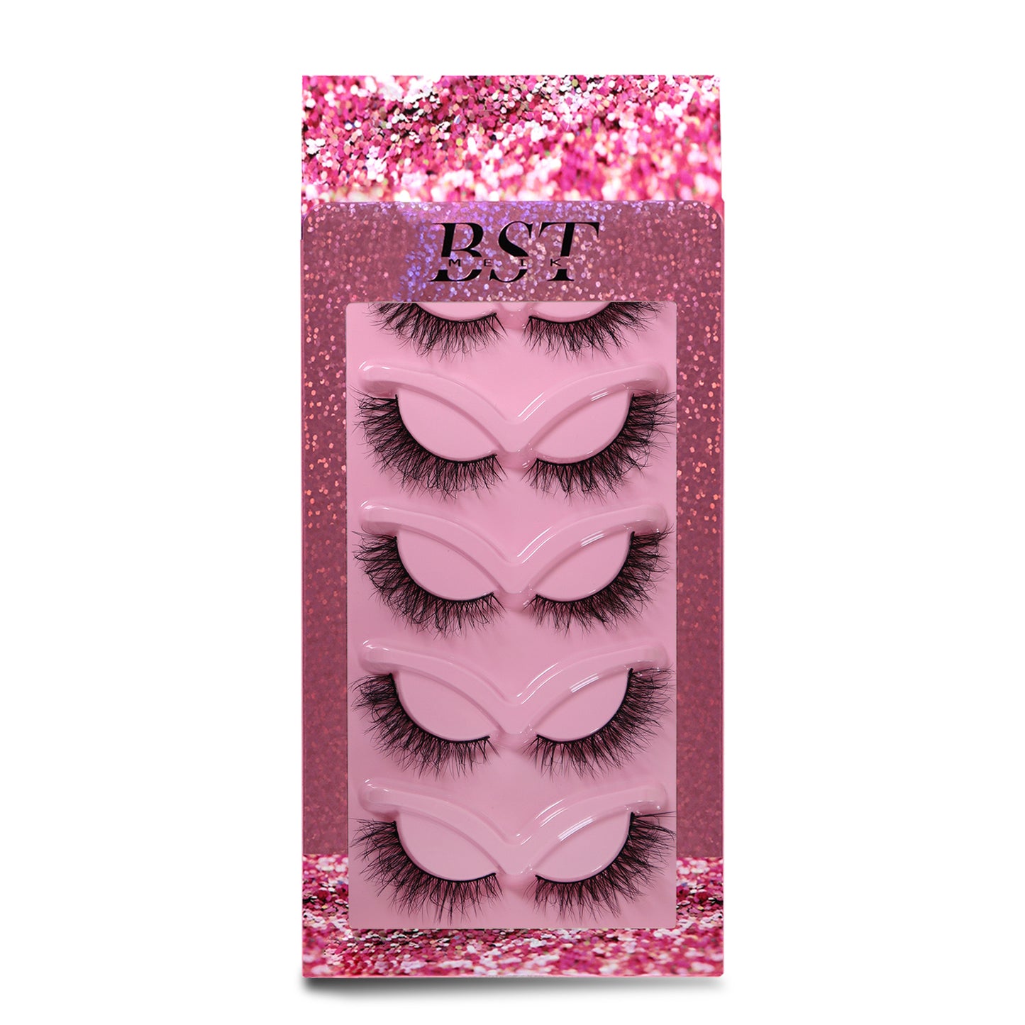 5 Pairs Extensions Strip Lashes