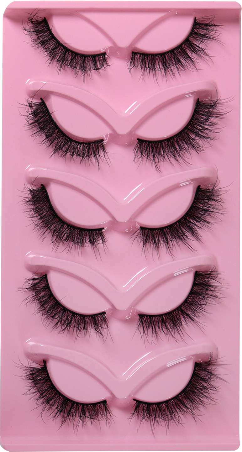 5 Pairs Extensions Strip Lashes