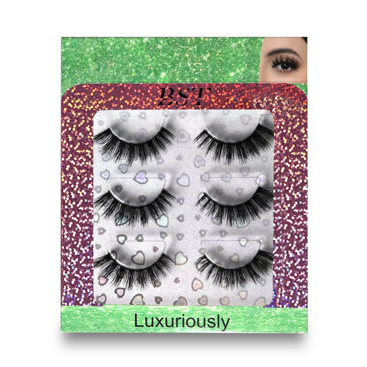 3 Pairs Extensions Strip Lashes
