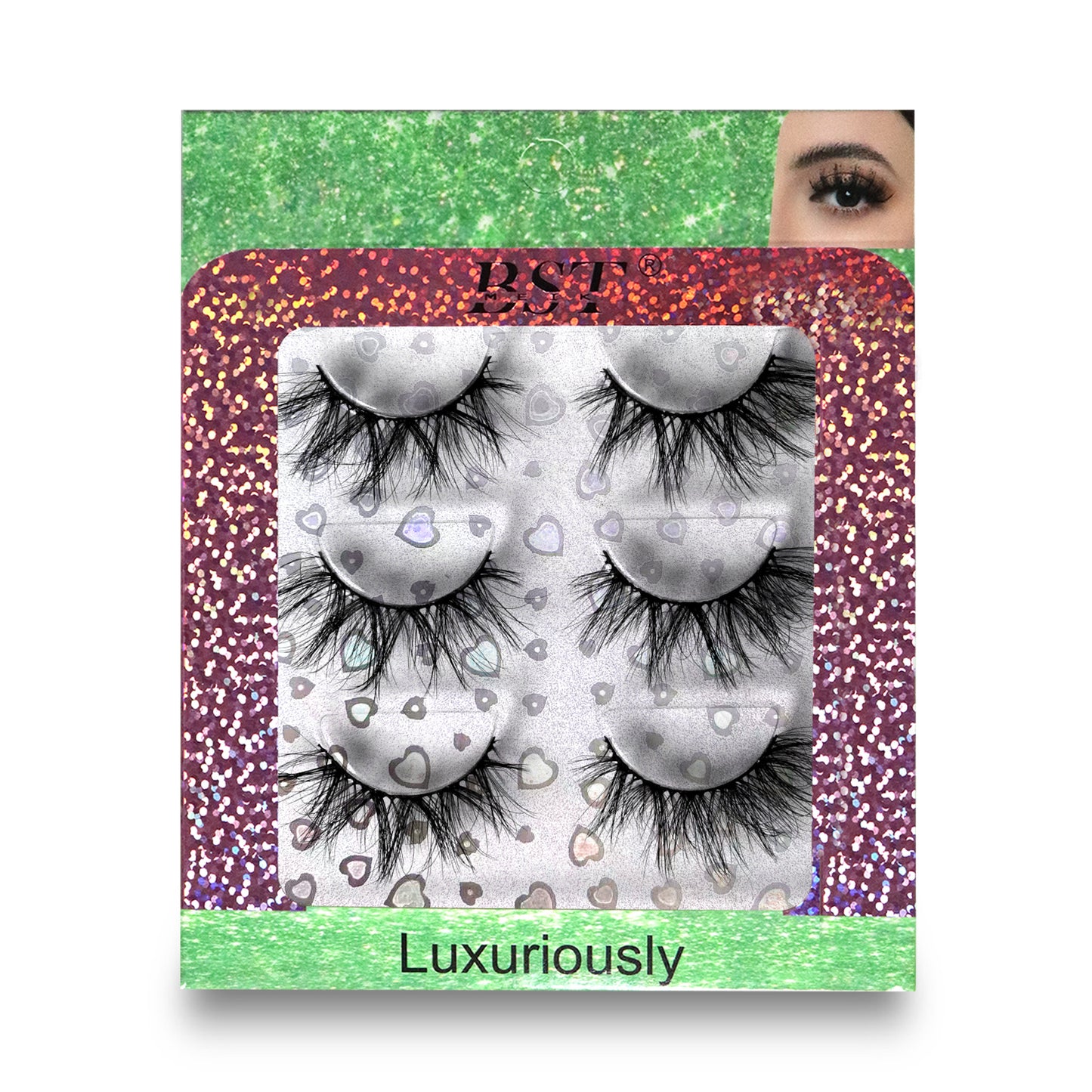 3 Pairs Extensions Strip Lashes