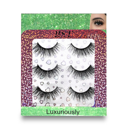 3 Pairs Extensions Strip Lashes