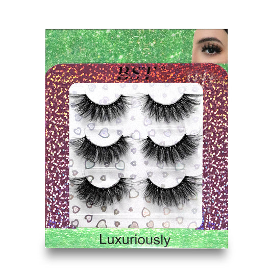3 Pairs Extensions Strip Lashes
