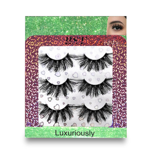 3 Pairs Extensions Strip Lashes
