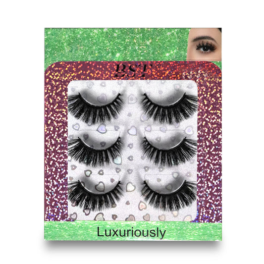 3 Pairs Extensions Strip Lashes